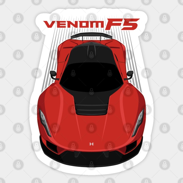 Hennessey Venom F5 - Red Sticker by V8social